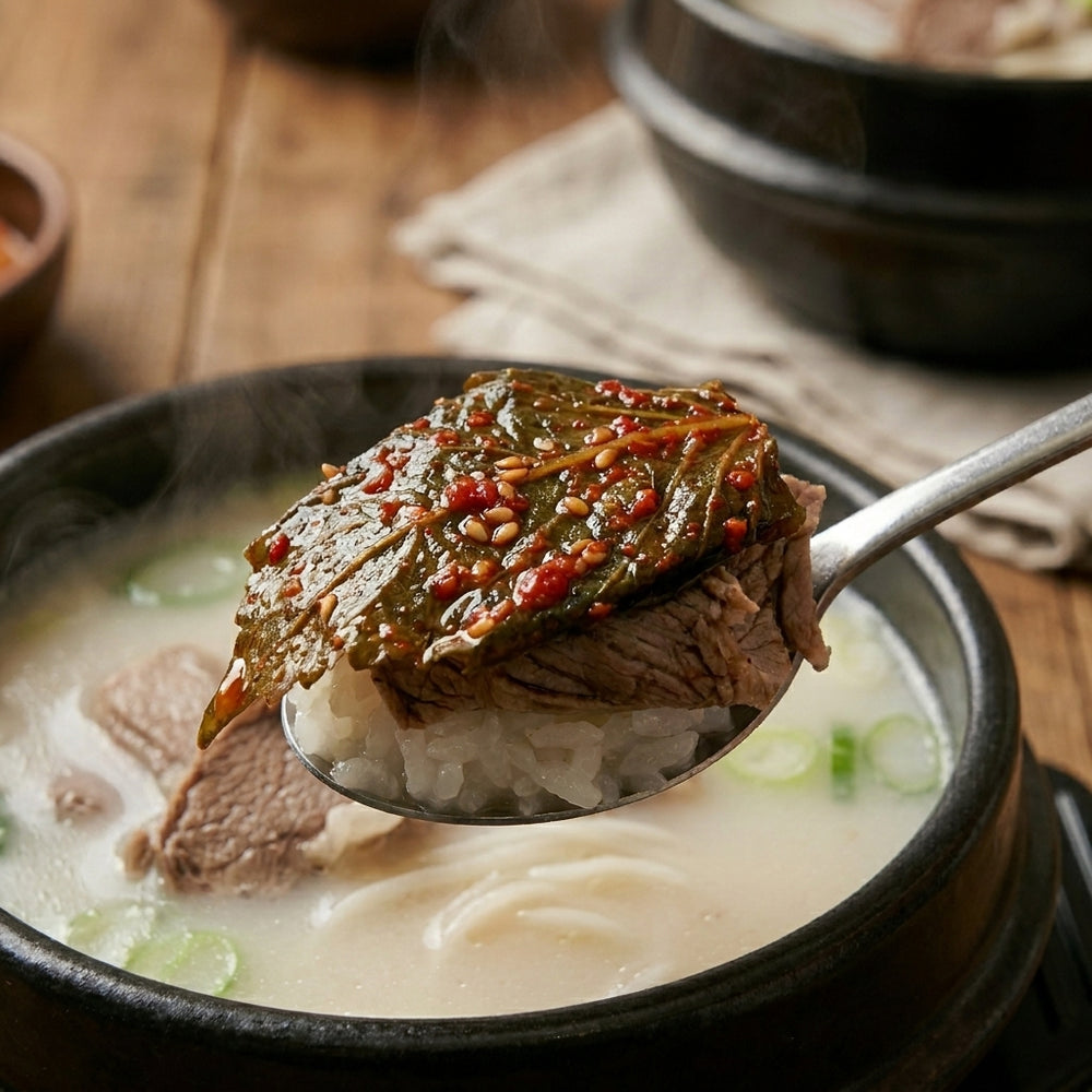 [Wooltari] Ox Bone Soup 2lbㅣ*Free* [Yesodam] Perilla Leaf Kimchi 400g