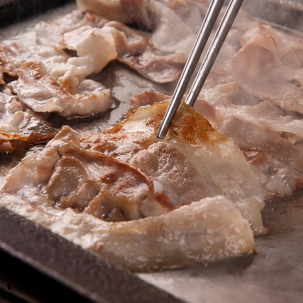 [울타리] 대패 삼겹살 (Boneless Thin Sliced Pork Belly) 1lb