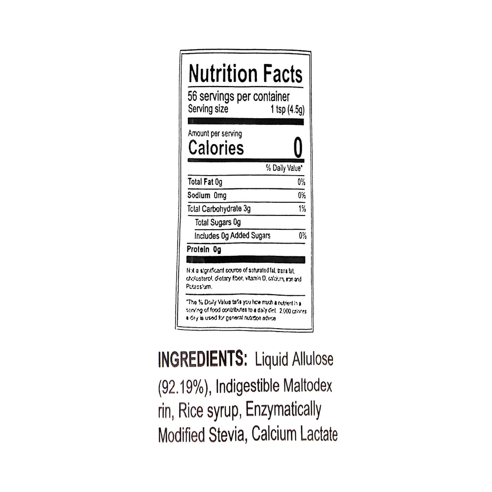 [NX Sweets] Allumax Zero Calorie Sweetener Allulose Syrup 250g