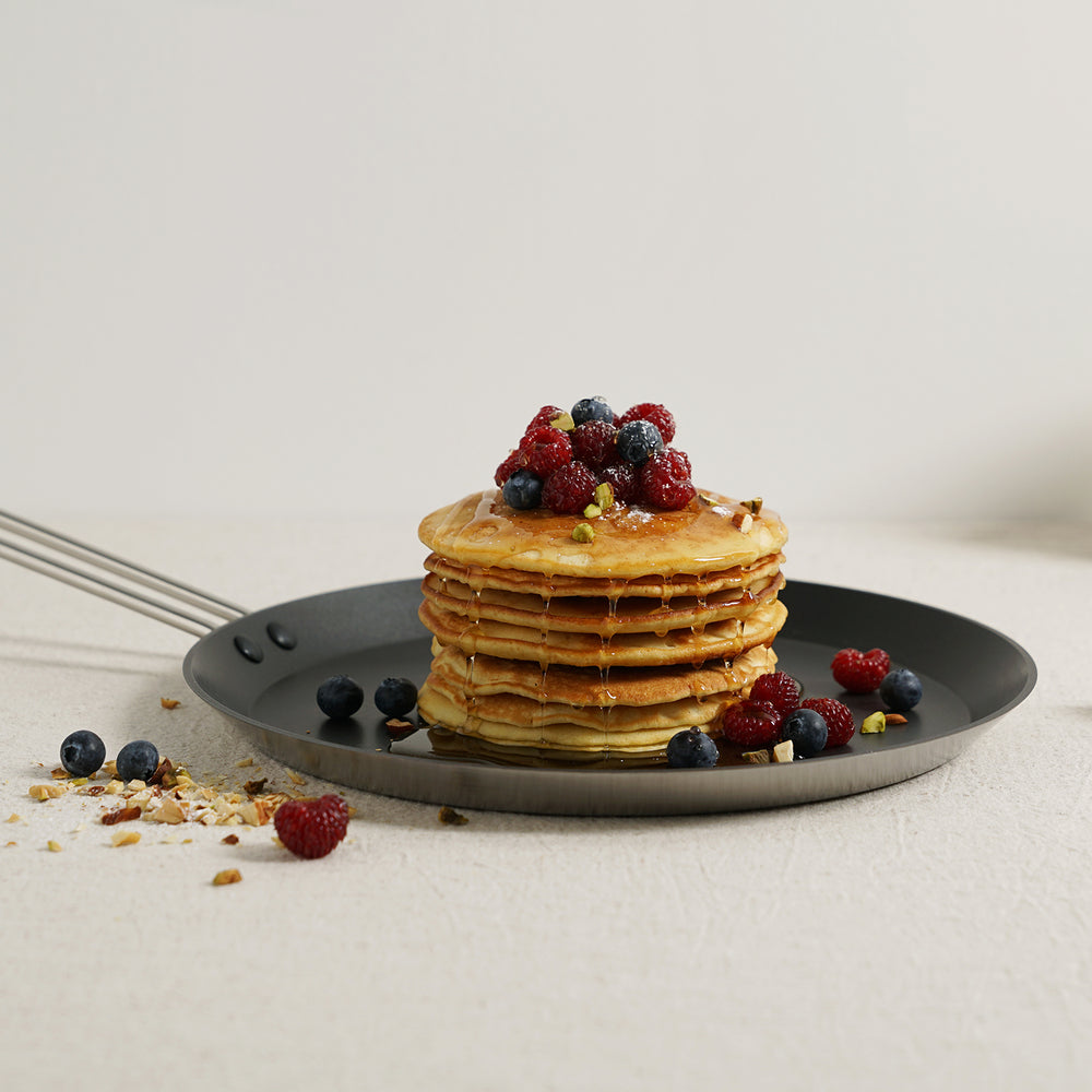 [K Direct Delivery] Edelkochen 3-Ply Pancake Pan 28cm (Black Non-Stick)