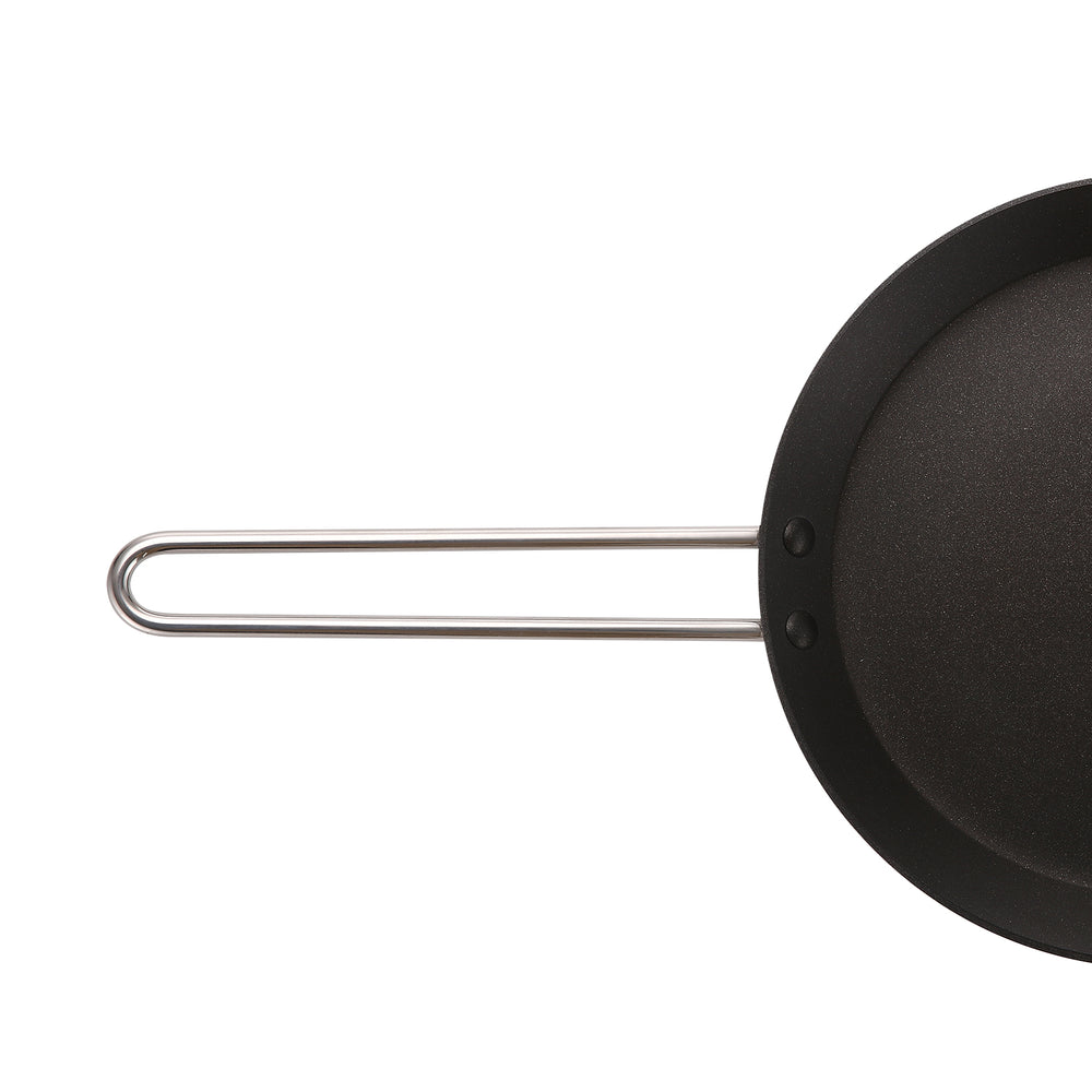 [K Direct Delivery] Edelkochen 3-Ply Pancake Pan 28cm (Black Non-Stick)