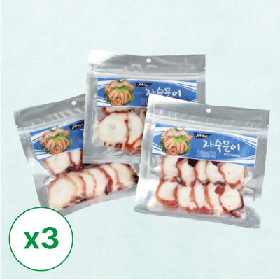 Pohang Boiled Octopus 100g x3 packs (Set)