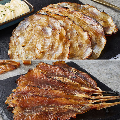 [한국직배송 A] 강릉 3代 삼일건어물 통순살 꼬리아귀포 1kg + 참쥐포(대) 30장 선물세트