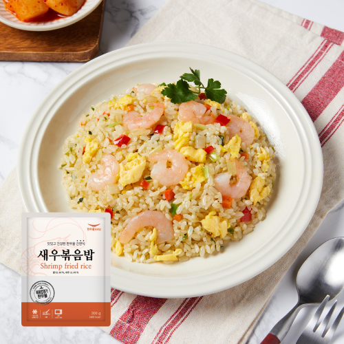 [한우물] 야채 볶음밥 300g + 새우볶음밥 300g + 김치볶음밥 300g (묶음)