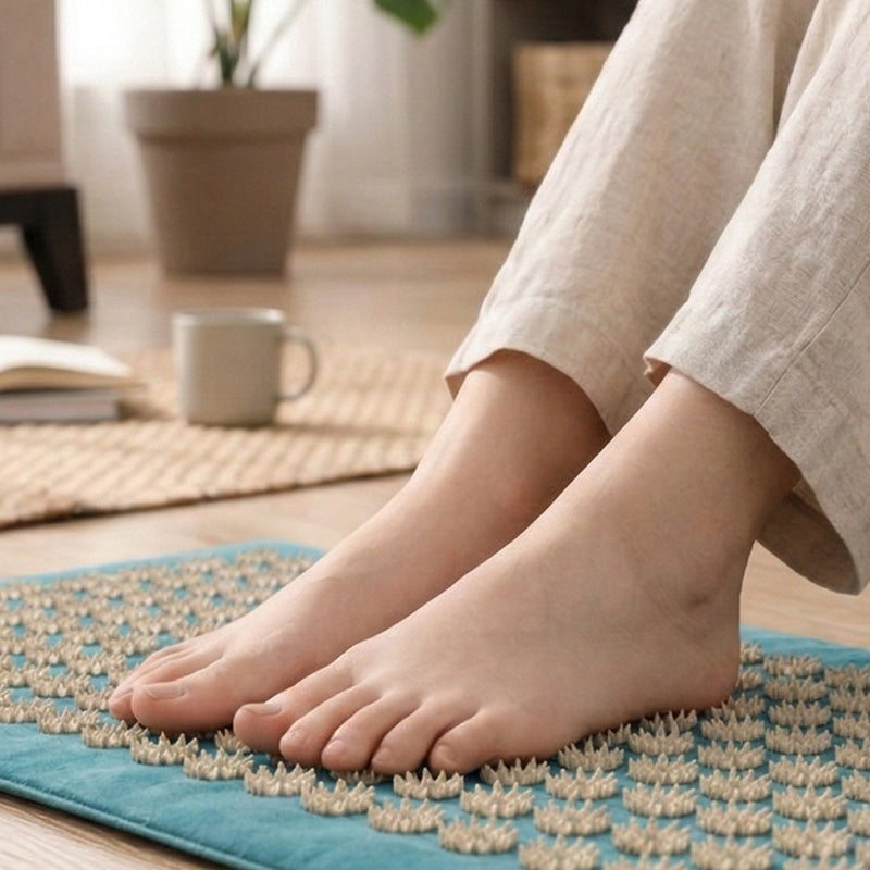 [K Direct Delivery] Kim Sohyung Hemile Acupressure Foot Mat + Back Stretching Pad Set