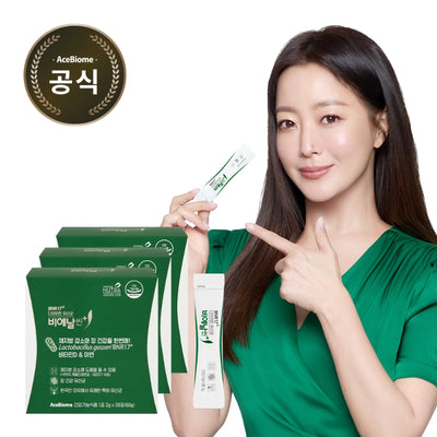 [한국직배송] 김희선유산균 비에날씬 플러스 (2g x 30스틱) X 3세트(3개월분)
