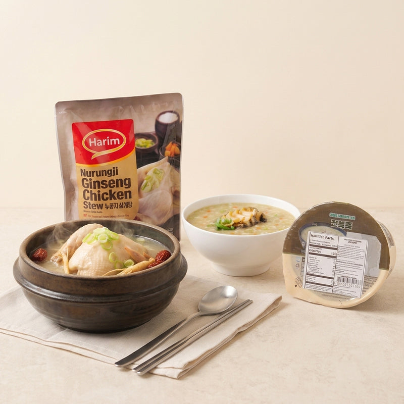 [Harim] Nurungji Ginseng Chicken Stew 800g ㅣ*Free* [Ganghwa Dream] Abalone Porridge 300g