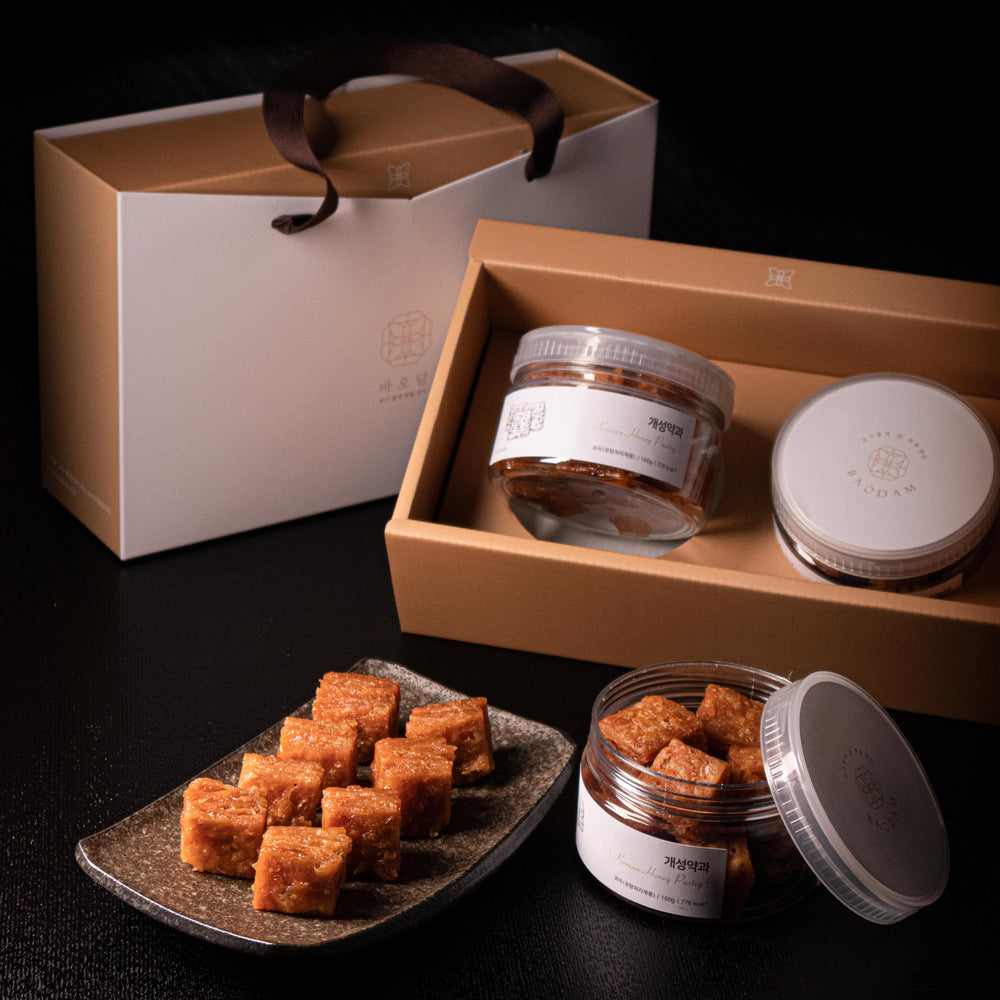 Gaeseong Yakgwa Pastry Gift Set (160g x 2 jars)