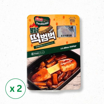 [로뎀푸드] 불닭 통모짜 떡구이 떡범벅 320g x 2개