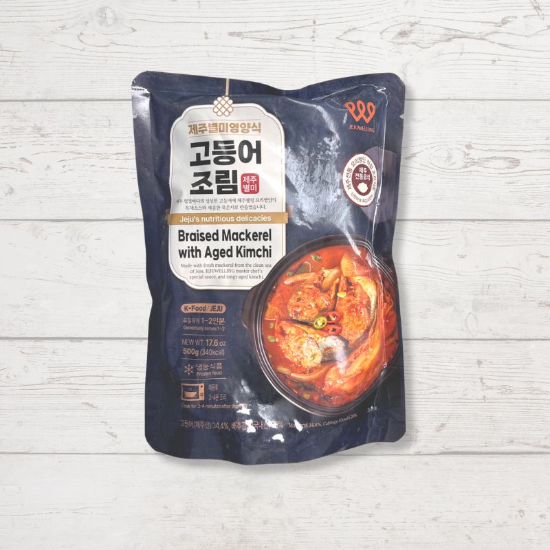 Braised Jeju Cutlassfish 400g + Braised Mackerel with Aged Kimchi 500g