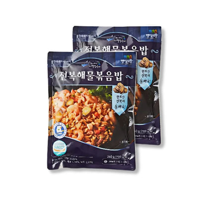 [완도사랑] 전복 해물볶음밥 250g x 2개