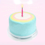 Cotton Candy Cake with Candle13g