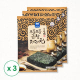 Seasoned Laver (Gopchang Seaweed) 25g x 3 (Set)