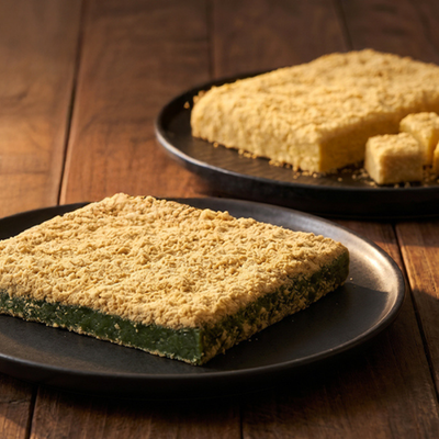 [마음이가] 판떡 쑥인절미 키트 2kg x 2판 + 판떡 호박인절미 키트 2kg x 2판 (묶음)_ 무료배송_ 7월 둘째주 순차발송