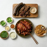 [울타리] 뼈없는 명품족발 (0.8lb - 0.9lb) + 명품 찰순대 1lb + [해살이] 추억의 그맛 동전 쥐포 200g 타임딜 (묶음)