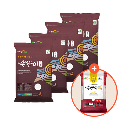 [연수네쌀가게] 수향미(상) 4kg x 4포대ㅣ*증정* 프리미엄 수향미 현미 4kg (묶음)_ 무료배송특가