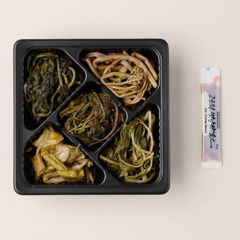 [피아골미선씨] 볶아먹는 산채비빔밥 키트 200g x 2팩 (묶음)
