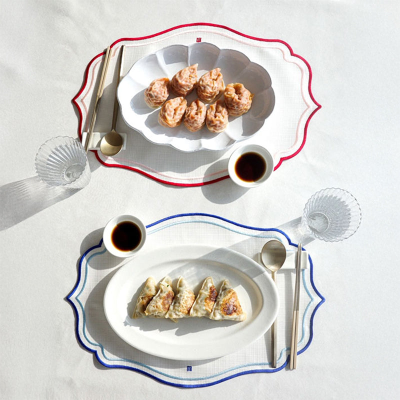 [한국직배송] 메종다르 그레이스 방수 식탁매트 4P