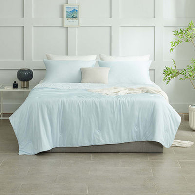 [K Direct Delivery] WELCRON Sesa Pocari Cooling Summer Comforter Q & Pillowcase 2P Set (Blue)