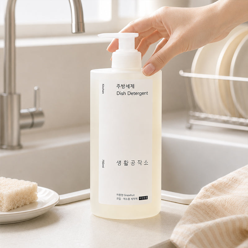 [생활공작소] 주방세제 750ml - 자몽향