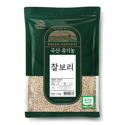 [그린하베스트] 국산 찰보리 2kg x 3팩_ 무료배송 (묶음)