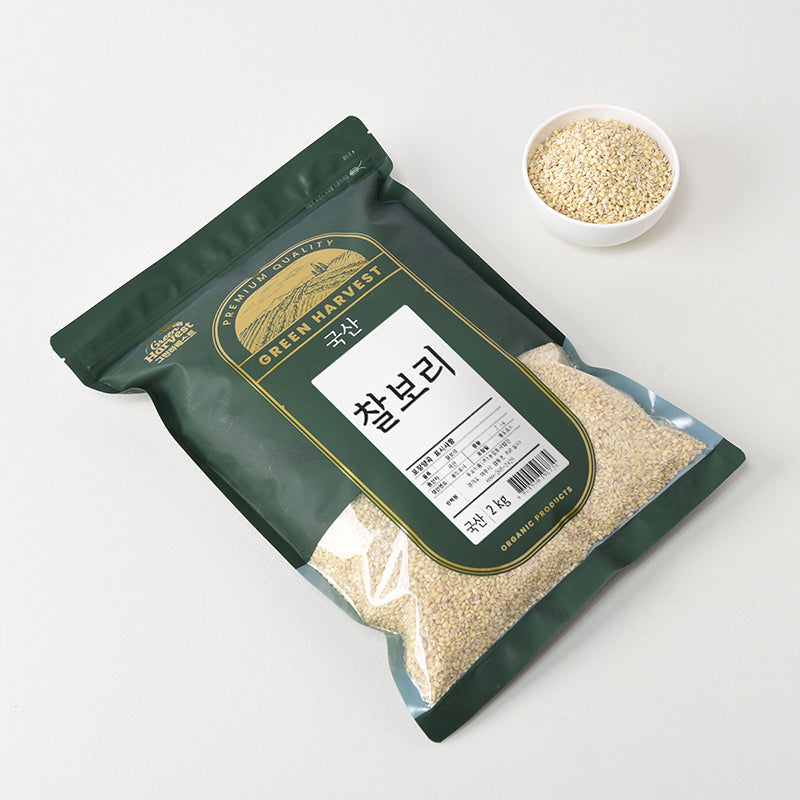 [금탑네이처] 가바쌀 4kg x 3포ㅣ*증정* [두보식품] 그린하베스트 국산 찰보리 2kg _무료배송특가 (묶음)