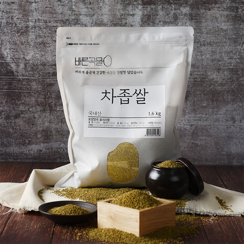 [바른곡물] 차좁쌀 1.6kg x 3팩_ 무료배송 (묶음)