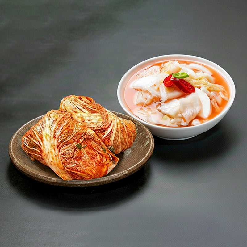 [한국직배송 C] 황진담 제철 보쌈김치 2kg + 나박김치 2kg