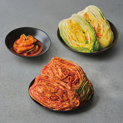 [황진담] 한국산 포기김치 5kg + 총각김치 3kg + 백김치 3kg_무료배송_2월 둘째주 순차발송 (묶음)