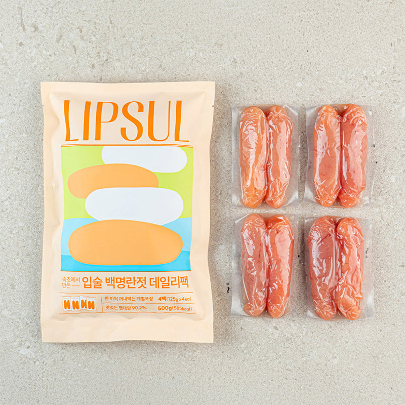 [입술] 백명란젓 데일리팩 500g (125g x 4팩)
