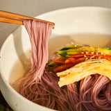 [Myeongawon] Premium Hand Pulled 5 Color Fine Noodles 500g