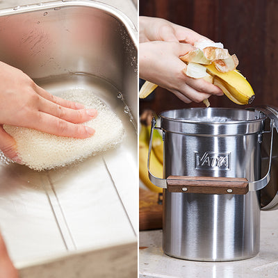 [한국직배송 F] 밧드야 304 스탠다드 설거지통(9L) 또는 음식물쓰레기통(3L)