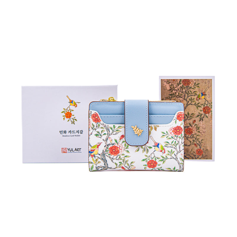[K Direct Delivery] Yulart Minhwa Wallet & Pure Gold Leaf Card Set (Select Option) + Free Gift: Jakhodo Badge