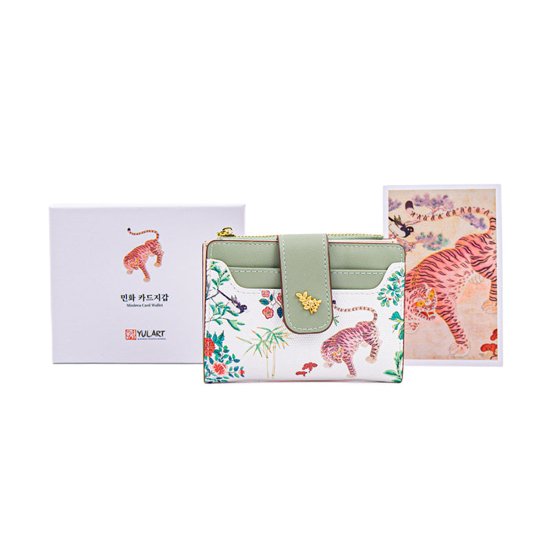 [K Direct Delivery] Yulart Minhwa Wallet & Pure Gold Leaf Card Set (Select Option) + Free Gift: Jakhodo Badge