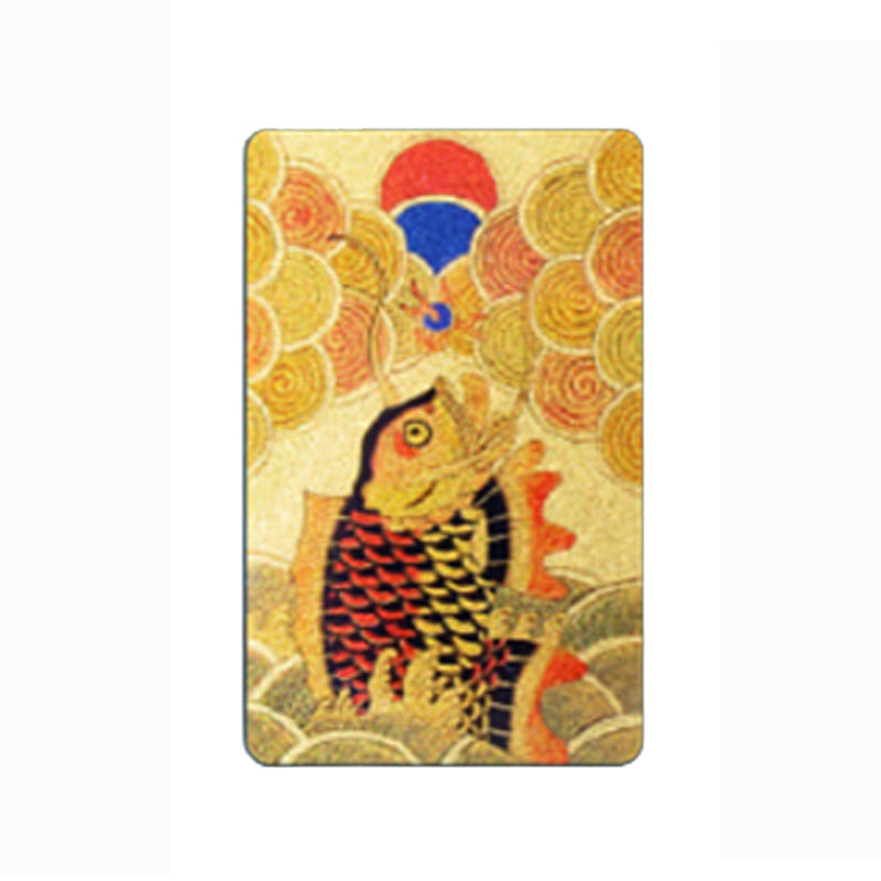 [K Direct Delivery] Yulart Minhwa Pure Gold Leaf Card Set (Select Option) + Free Gift: Jakhodo Badge