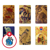 [K Direct Delivery] Yulart Minhwa Pure Gold Leaf Card Set (Select Option) + Free Gift: Jakhodo Badge