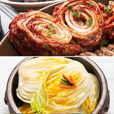 [한국직배송 A] 황진담 제철 보쌈김치 2kg + 백김치 2kg