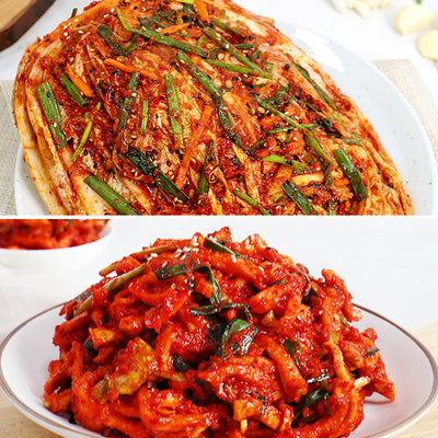 Award-Winning Bossam Kimchi 3kg + Seasoned Dried Radish Strips (Mumallaengi) 1kg_Korea Direct Delivery C