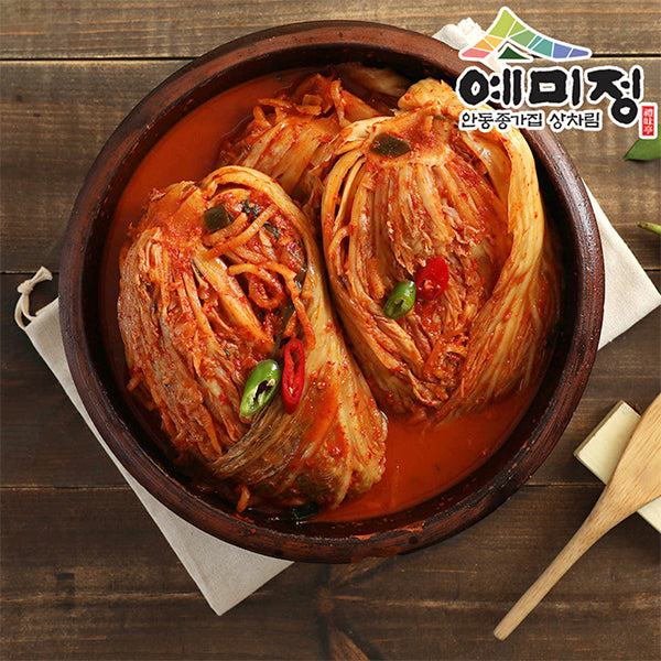 [한국직배송 D] 예미정 안동종가 무말랭이김치 2kg + 갈치김치 2kg