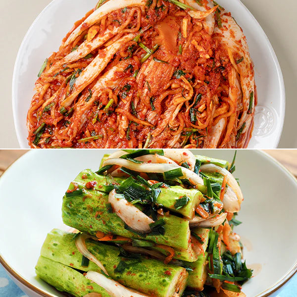 [한국직배송 C] 연천군 미금치 제철 보쌈김치 2kg + 오이소박이 2kg