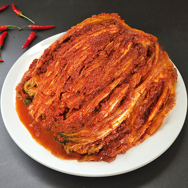 Hongcheon Daebok Spicy Cabbage Kimchi 2kg + Spicy Green Onion Kimchi 2kg_Korea Direct Delivery D