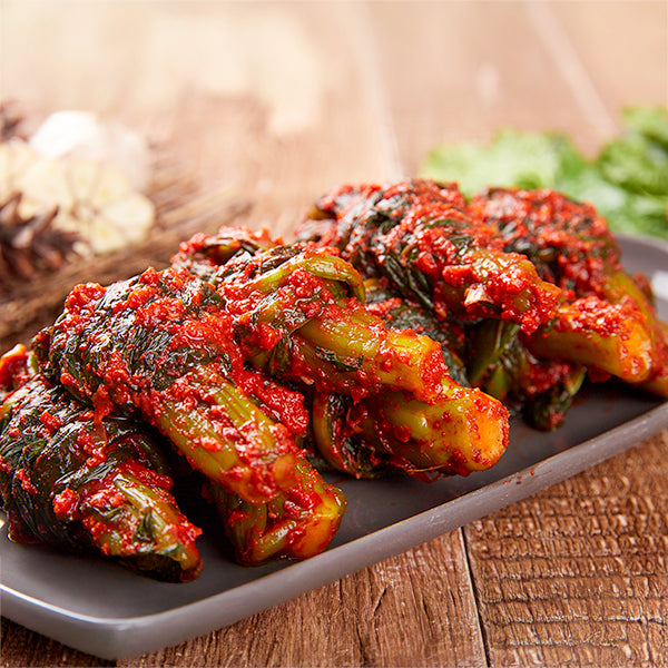 Namdo Style Kimchi Young Radish Water Kimchi 2kg + Red Mustard Leaf Kimchi 2kg_Korea Direct Delivery A
