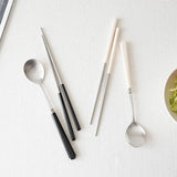 Verbe Spoon & Chopsticks Ink black 5 Set + Ivory 5 Set