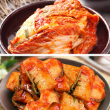 황진담 프리미엄 국내산 포기김치 5kg + 총각김치 3kg_무료배송_8월 셋째 주 순차발송 (묶음)