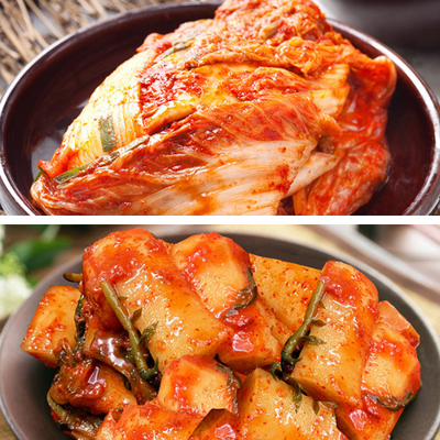 황진담 프리미엄 국내산 포기김치 5kg + 총각김치 3kg_무료배송_8월 셋째 주 순차발송 (묶음)