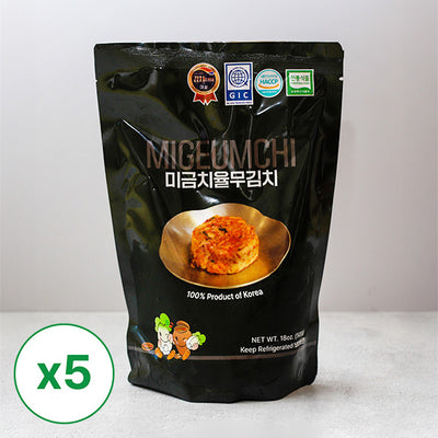 [임진강김치] 연천 미금치 율무 맛김치 500g x 5개 (묶음)