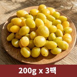 [유기샘] 국내산 100% 햇살 깐은행 (200g X 3팩)